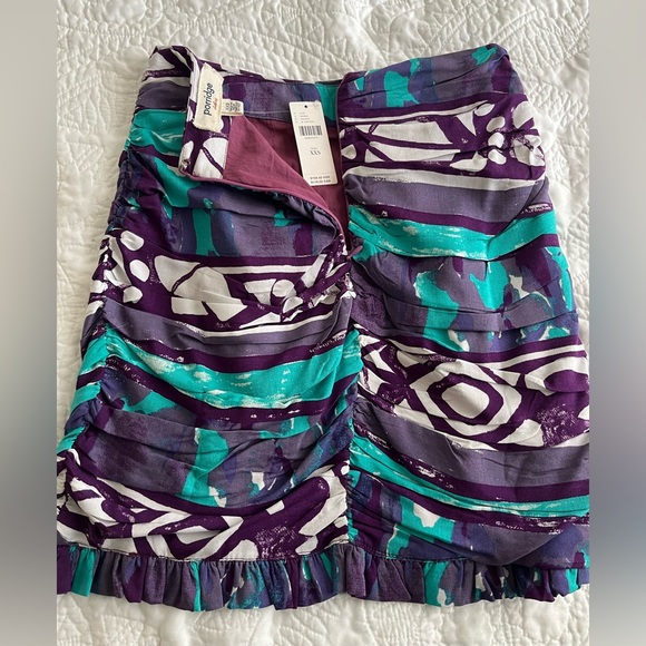NWT Porridge elesa ruched mini skirt - Picture 2 of 5